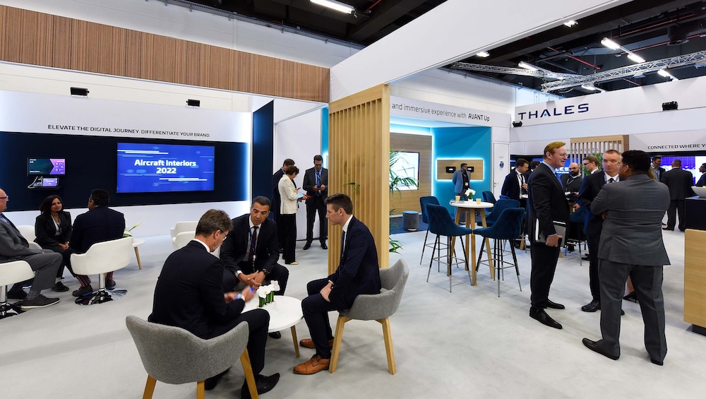 Thales busy booth