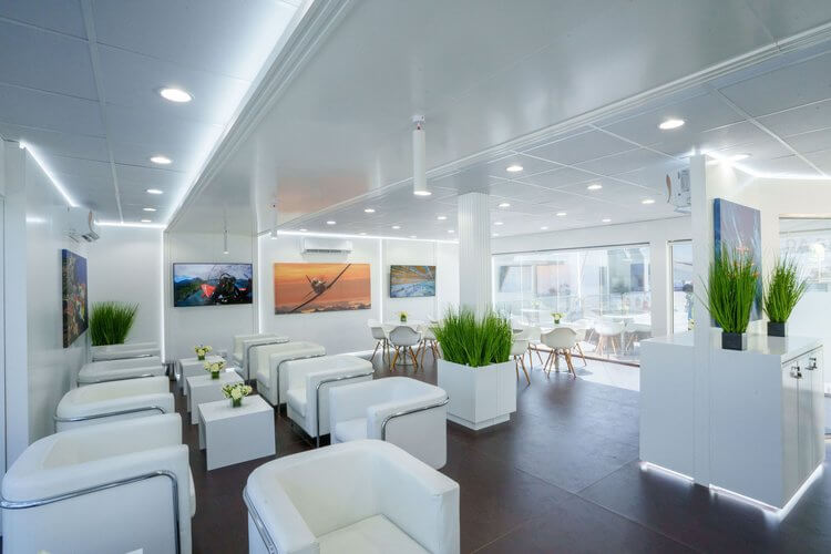 Pilatus interior Dubai air show