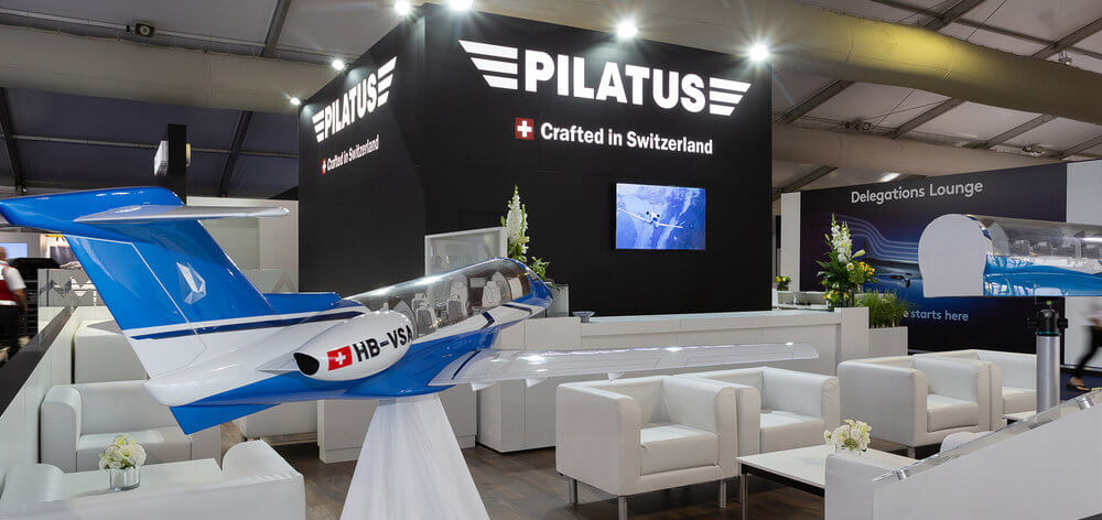 Pilatus exhibition booth