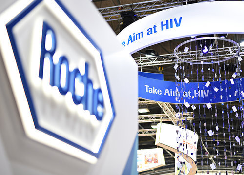 Roche exhibition signs
