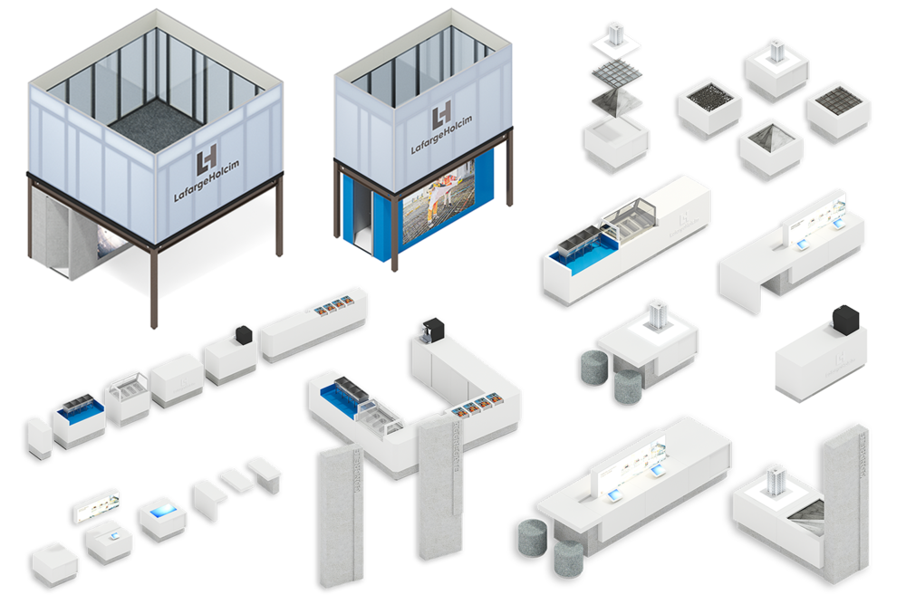 Holcim modular design in parts