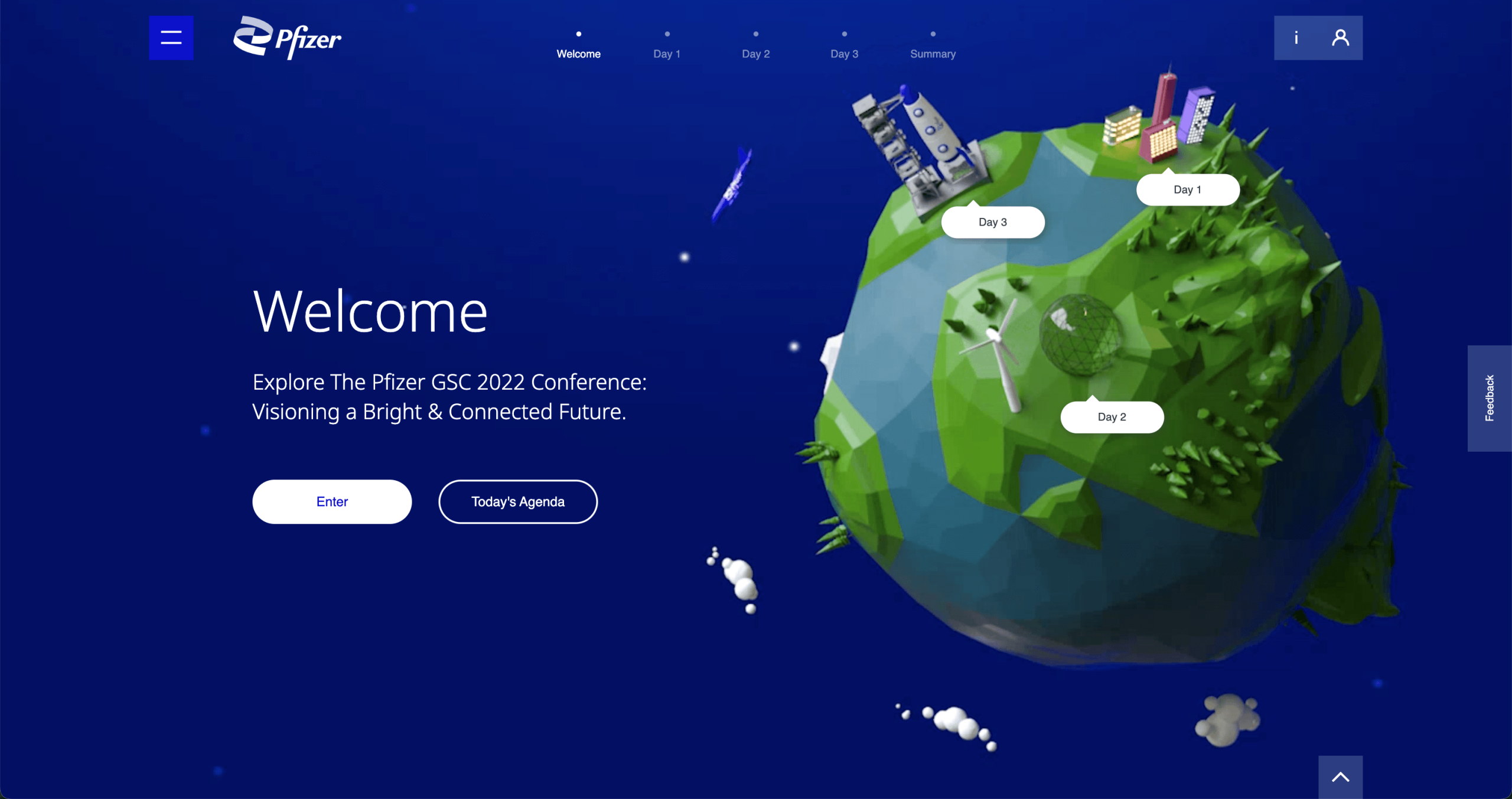 Ignition DG virtual event production for Pfizer